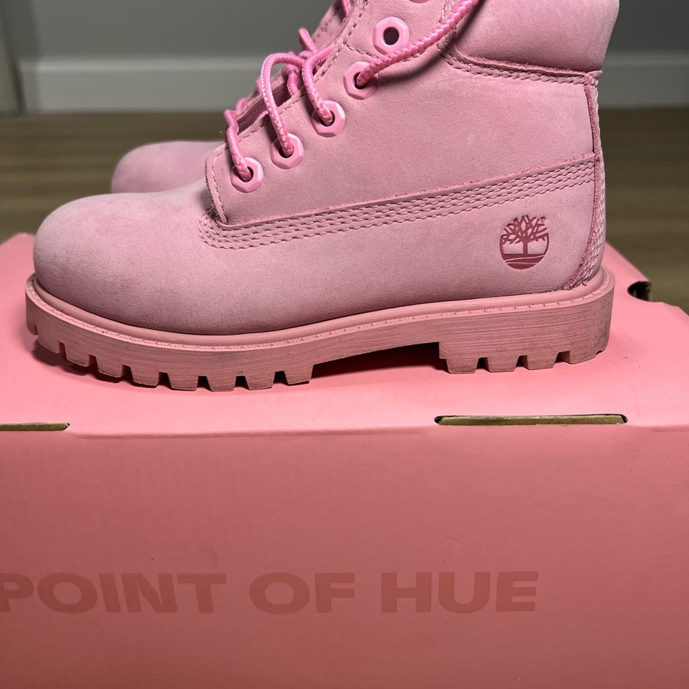 Timberland Kids Pink Boots